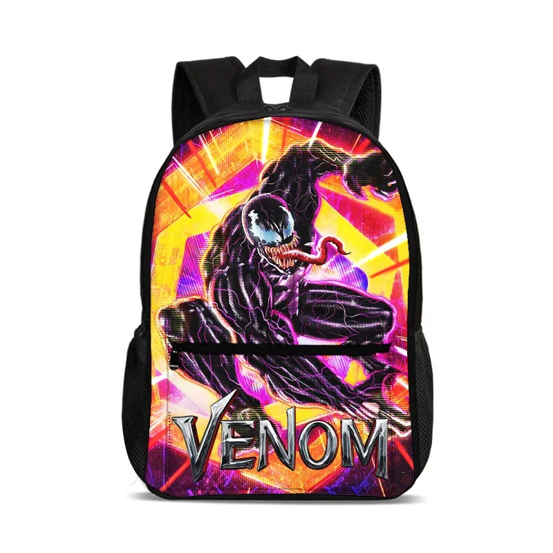 sac à dos venom school de grande capacité, sac à dos d'école à la mode, cadeau pour enfants, pratique et multifonctionnel