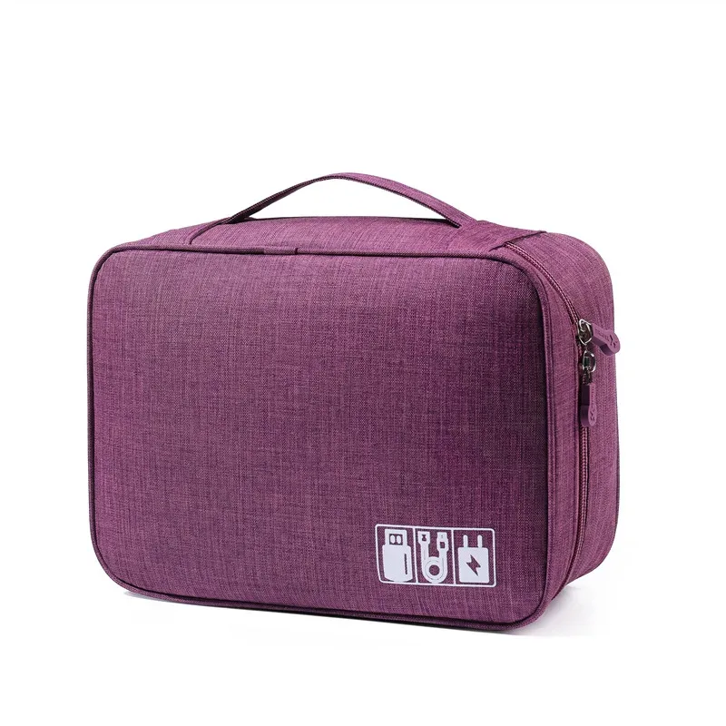 sac de rangement de câbles, organisateur électronique numérique étanche, sac de rangement de prise de chargeur de ligne de données usb portable, organisateur de câbles de voyage