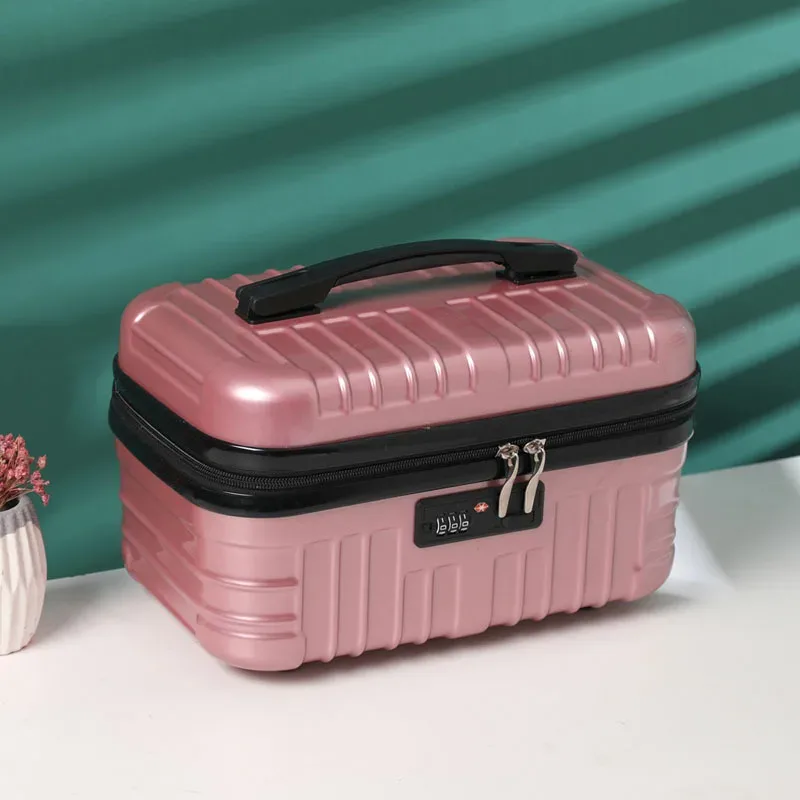 valise de voyage 16 pouces, mini étui de maquillage à main, organisateur de voyage, boîte à cosmétiques pour femmes, étui de maquillage, boîte à mot de passe, étui d'embarquement
