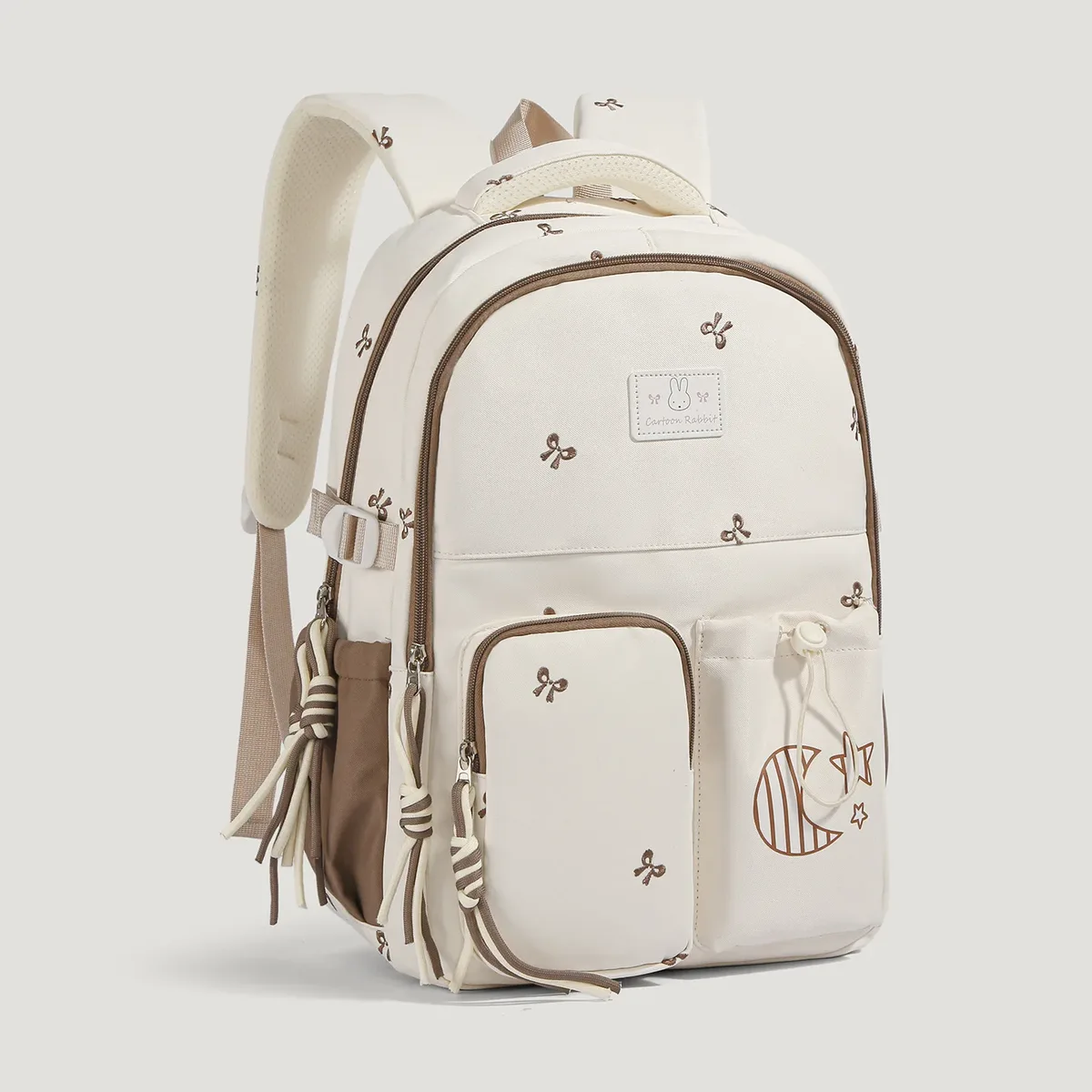 nouveau sac d'école orthopédique minimaliste pour les élèves du collège, sac à dos de voyage grande capacité pour les filles, multicolores, pour les trajets quotidiens