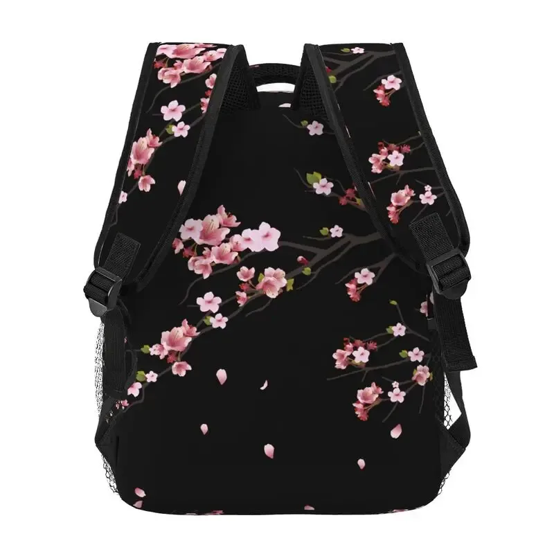 sac à dos japonais imprimé fleurs de cerisier sakura pour filles et femmes, sac à livres pour étudiantes, sac à dos de voyage, randonnée, camping