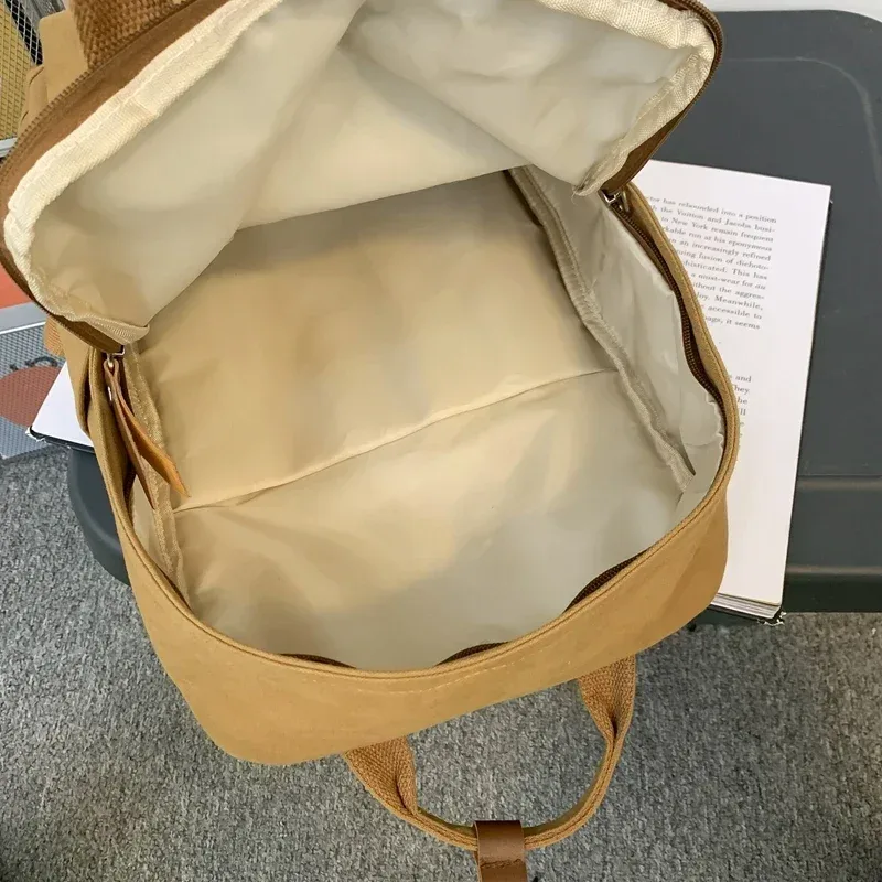 sac à dos de collège en toile pour hommes et femmes, sac de livre de voyage rétro, sacs d'école vintage pour filles et garçons, ordinateur portable étudiant, mode féminine, nouveau