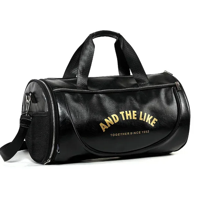 hommes sac de sport sacs en cuir pu rayé basket-ball entraînement fitness tas voyage bagages sac à main sac de sport pour femmes yoga