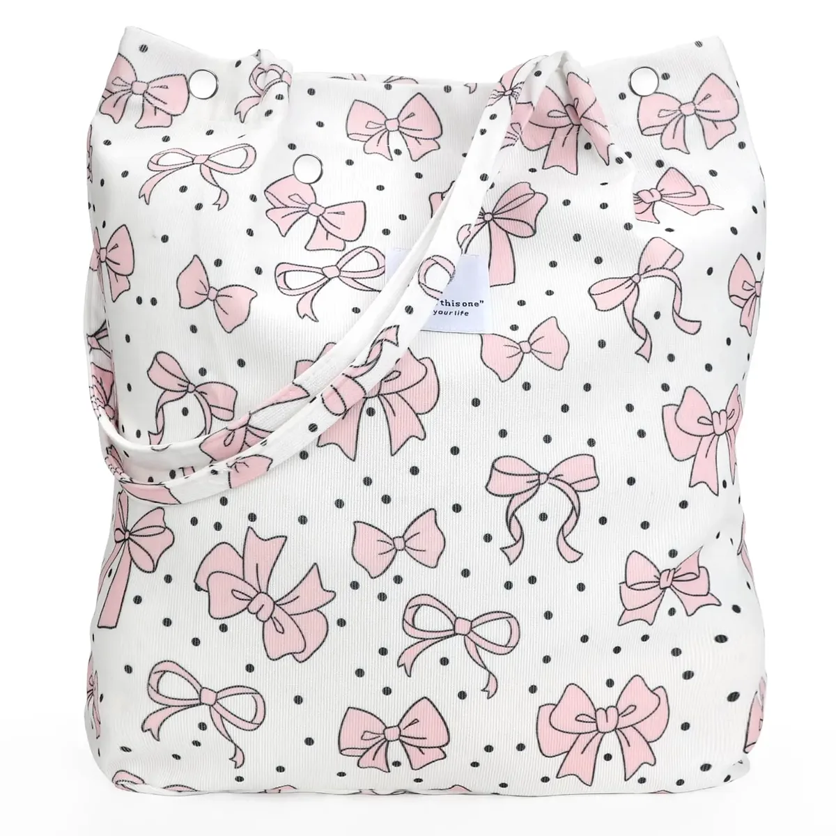 sac fourre-tout en velours côtelé, fourre-tout mignon pour femmes, sac à bandoulière avec poche intérieure pour le travail, la plage, les voyages et le shopping, l'épicerie