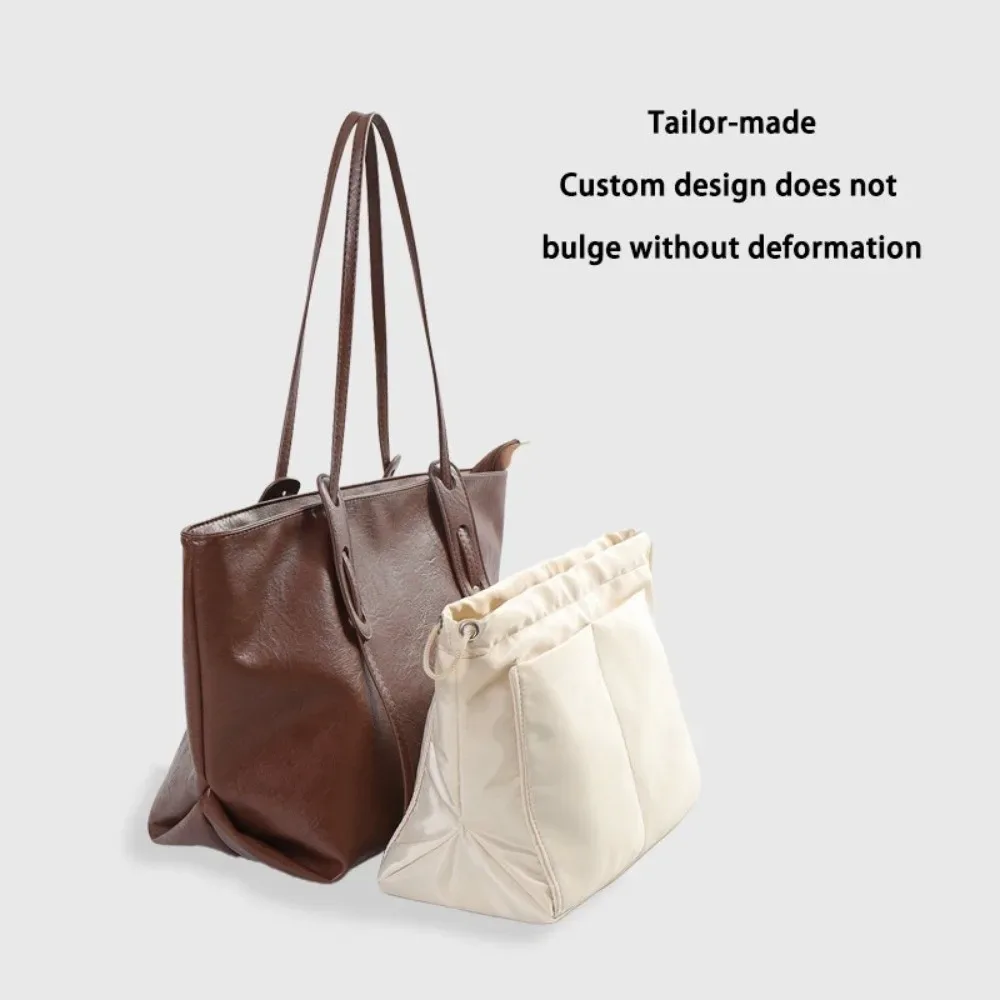 sac à cosmétiques multi-poches durable, trousse de toilette en nylon à cordon de serrage de grande capacité, sac de rangement multicouche de couleur unie unisexe