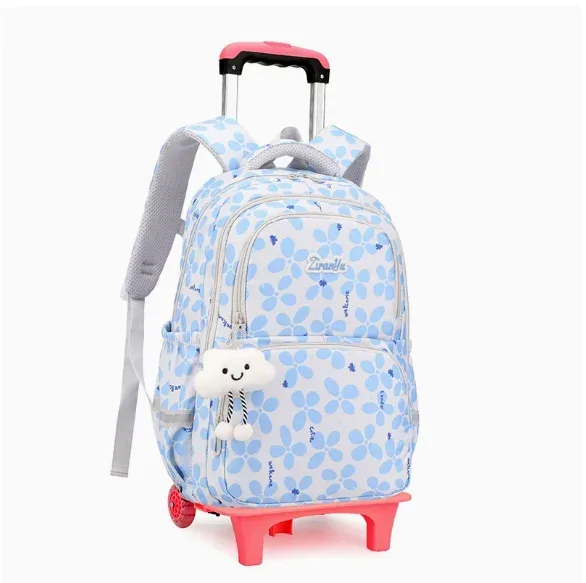 sacs à roulettes pour enfants d'école primaire, sacs à dos à roulettes pour filles, sacs à roulettes pour collégiennes, bagages à roulettes