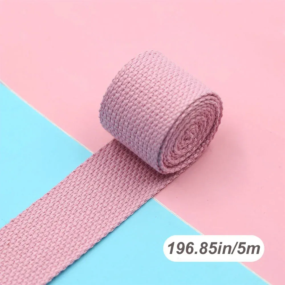 cerclage de sangle portable 5m x 32mm, pour sac à dos, bricolage, accessoires de ceinture de couture, ruban de décoration pour vêtements