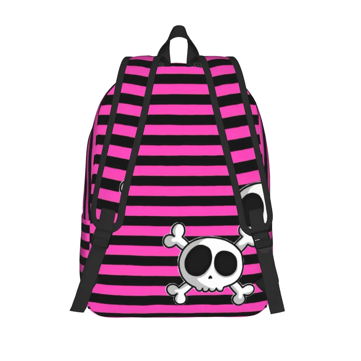 sac à dos punky pink emo, style outdoor, design étudiant, respirant, joli sac à dos scolaire
