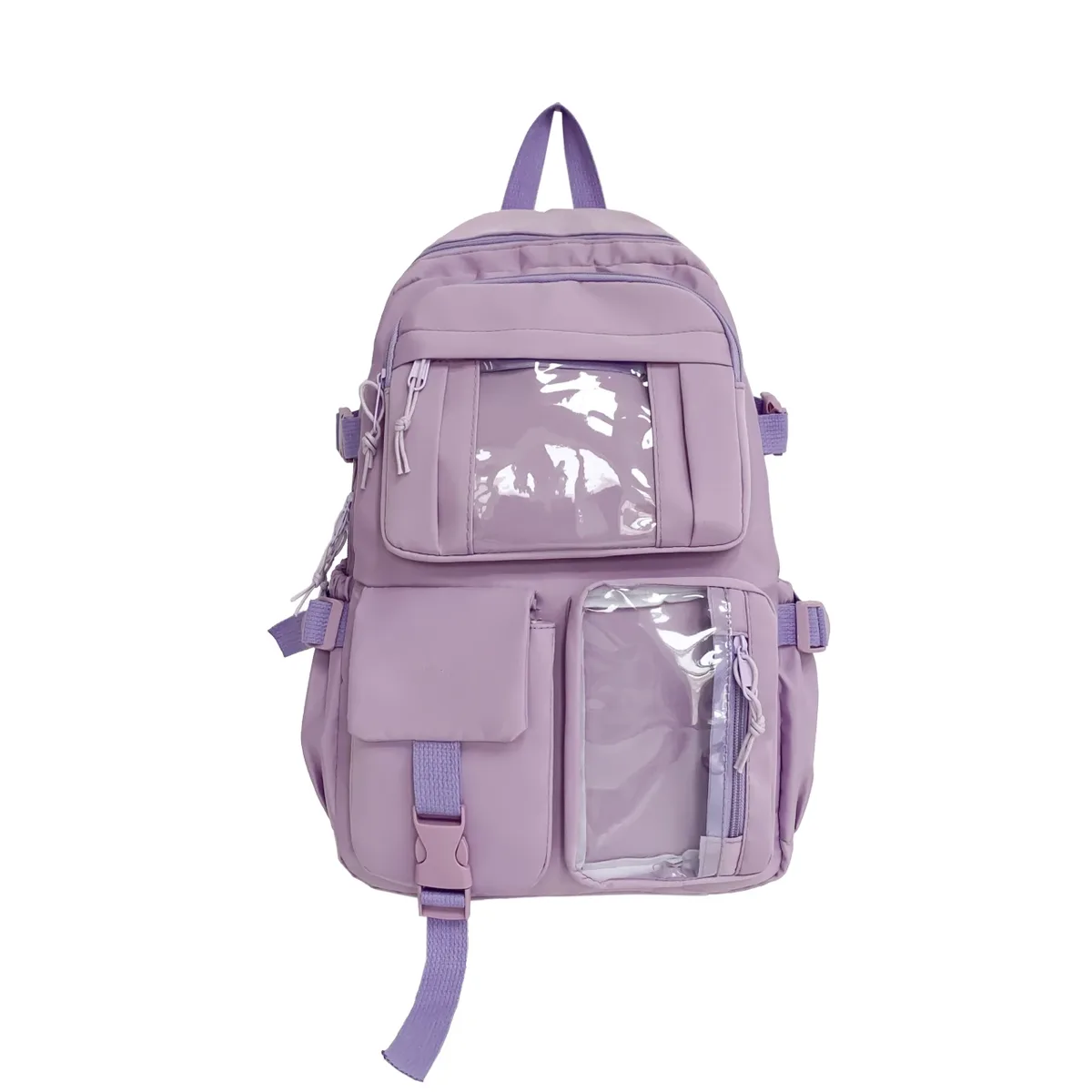 nouveau sac à dos en nylon mignon, adapté aux jeunes filles, aux étudiantes et aux femmes, sac à dos multi-poches pour étudiantes