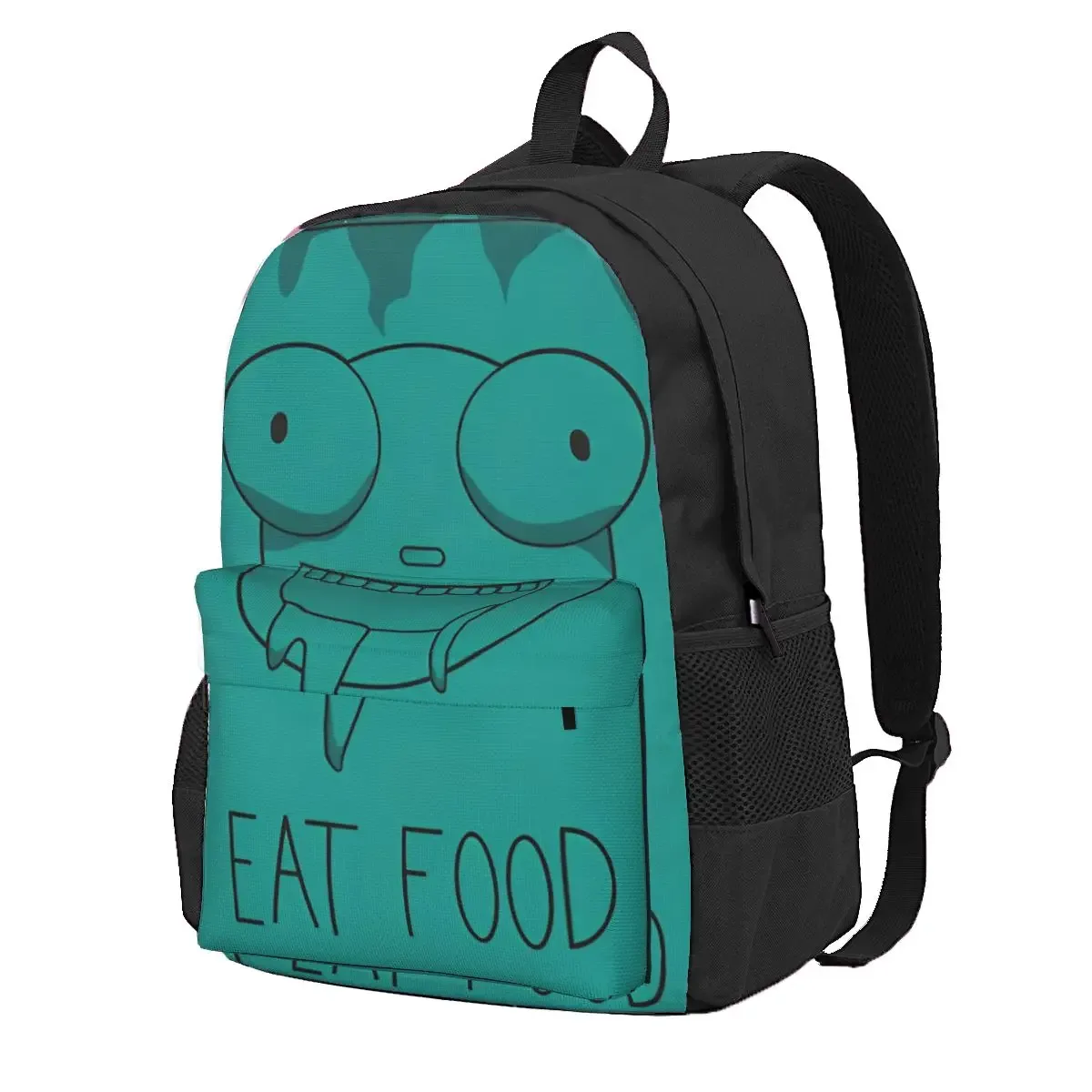 invader zim gir dib vert dib robot sac à dos mochila tendance étudiant sac d'école ordinateur portable sac à dos adolescent grand voyage sac à bandoulière