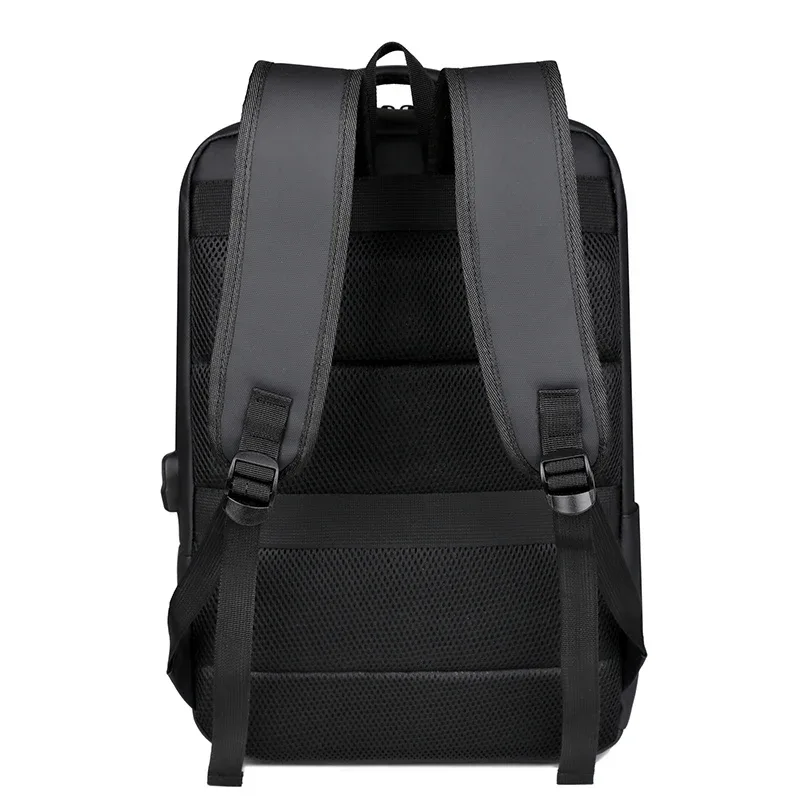 sac à dos hydrofuge décontracté d'affaires, sac d'ordinateur de 14 pouces, charge rapide usb, sac à dos de banlieue de grande capacité pour hommes et femmes