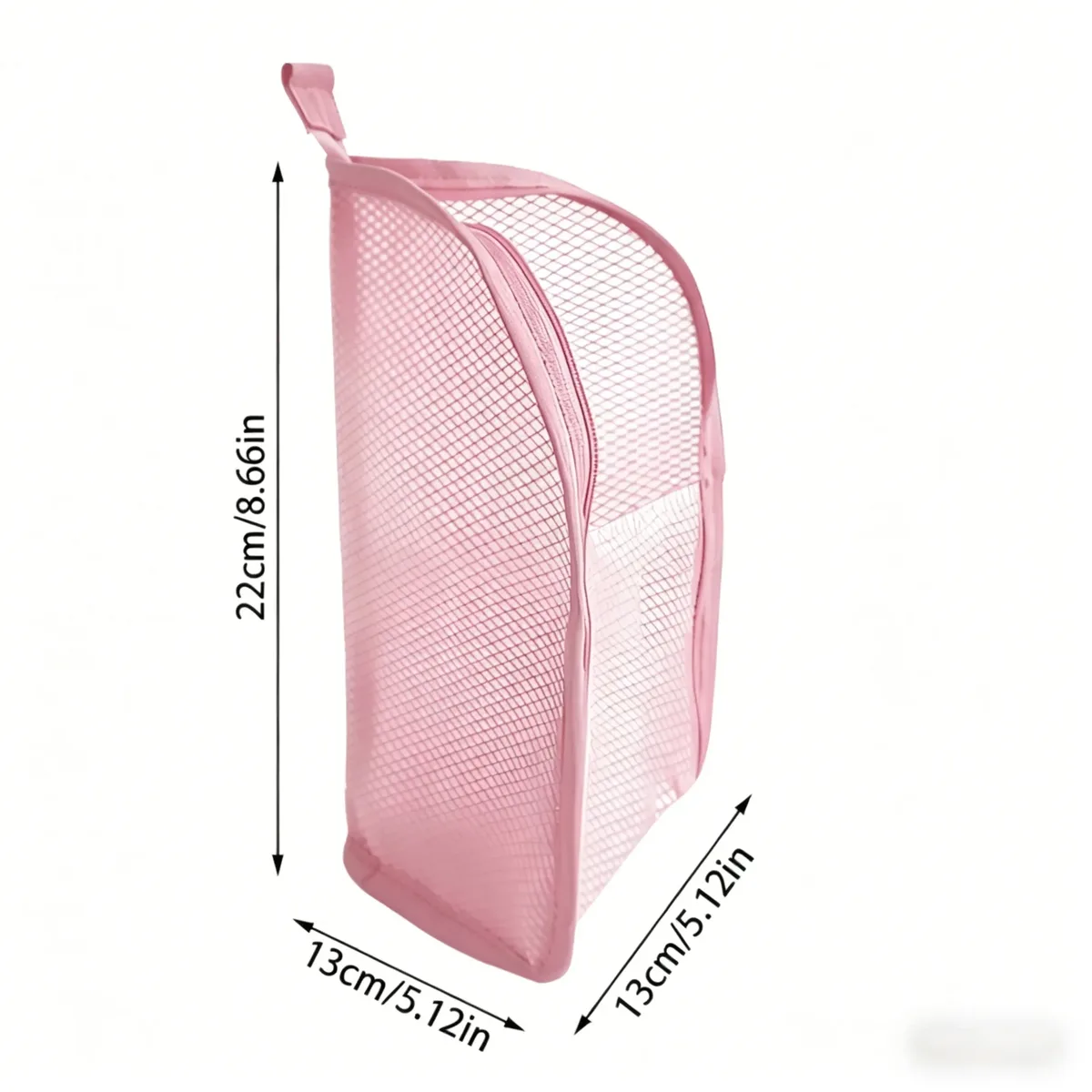 trousse de toilette en maille transparente légère et pliable, organisateur de voyage suspendu, sac de maquillage portable pour brosse à dents et voyage