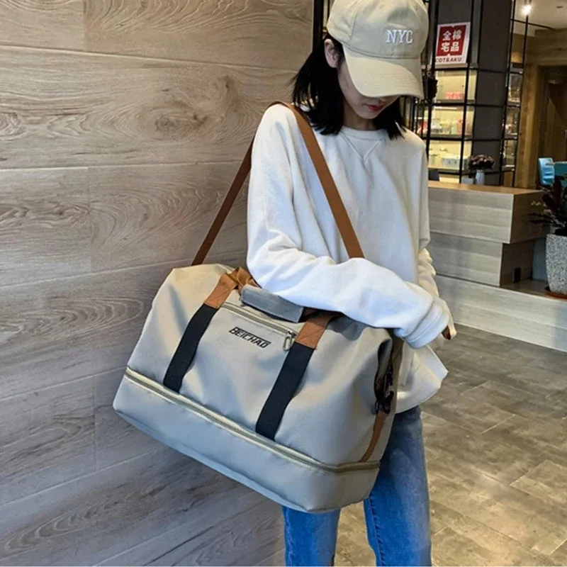 markroyal sacs de voyage tendance pour femmes, sac de sport grande capacité pour hommes, sac messager imperméable pour femmes, sac sec et sac humide, dropshipping