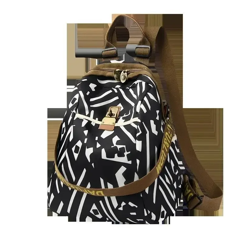 sac à bandoulière simple pour femmes, sac à dos oxford étanche, nouvelle personnalité, style ethnique, double épaule