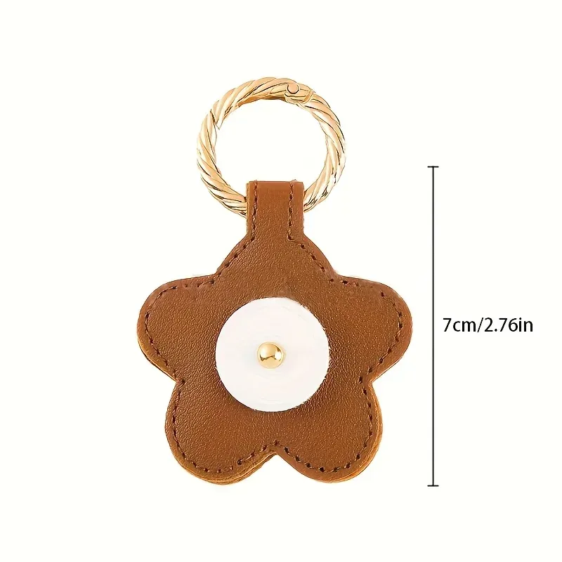 clip de chapeau magnétique de voyage en cuir pu, chapeau en forme de fleur, clip de rangement anti-perte, pendentif de sac à dos à la mode