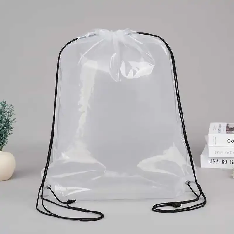 sac à dos transparent de grande capacité, sac de rangement pour poupées, sac à cravates, sac anti-poussière po