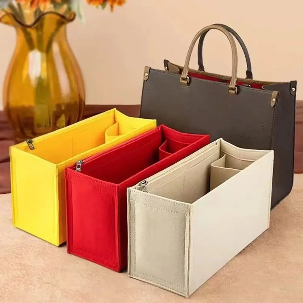 Sac fourre-tout interne pour LV Onthego, sac à main en feutre, doublure d'insertion, organisateur de sac à main, poudres