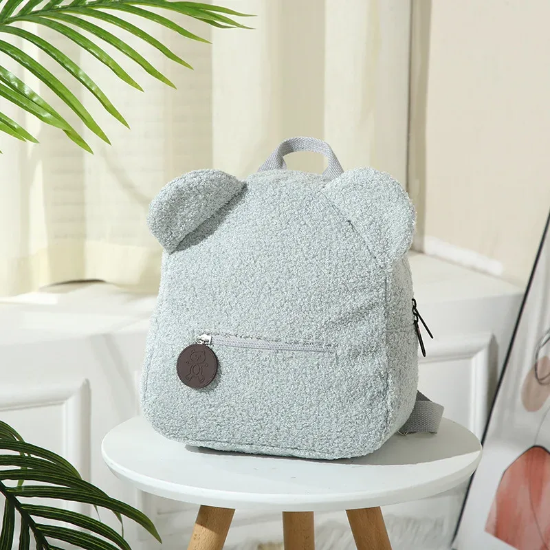 sac à dos ours en peluche avec nom brodé, sacs à bandoulière d'extérieur pour enfants, sacs cadeaux personnalisés pour enfants, automne et hiver