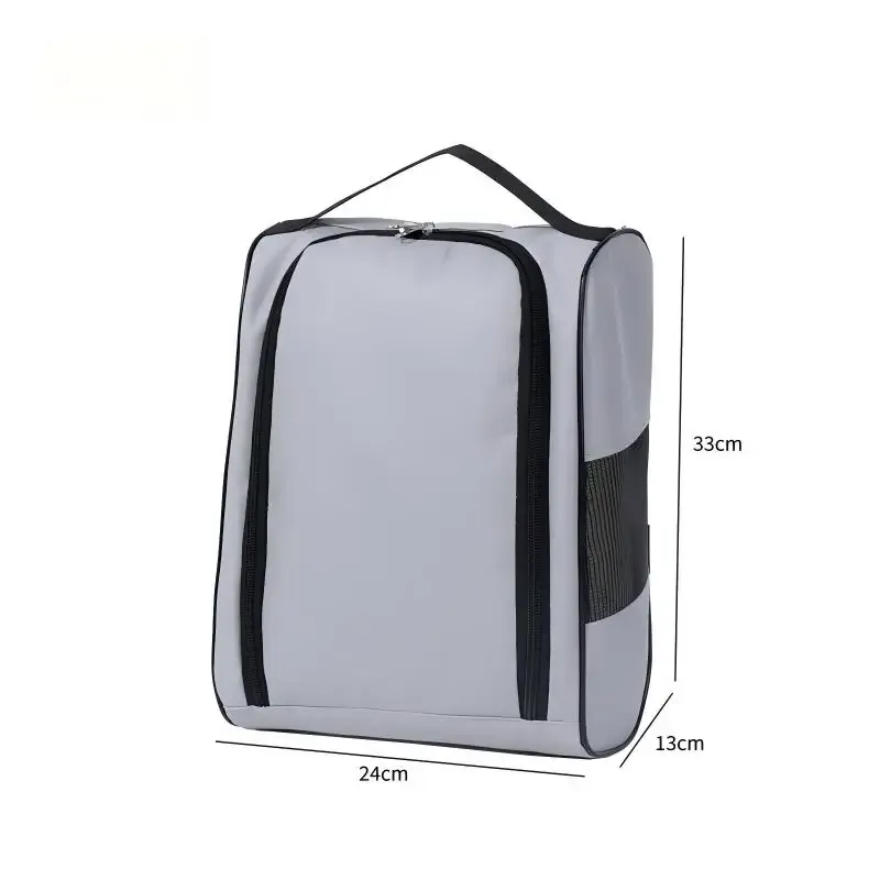 sac à chaussures de golf portable, sac à main en tissu oxford de haute qualité, imperméable, anti-poussière, léger, sac de rangement pour chaussures de football et de tennis