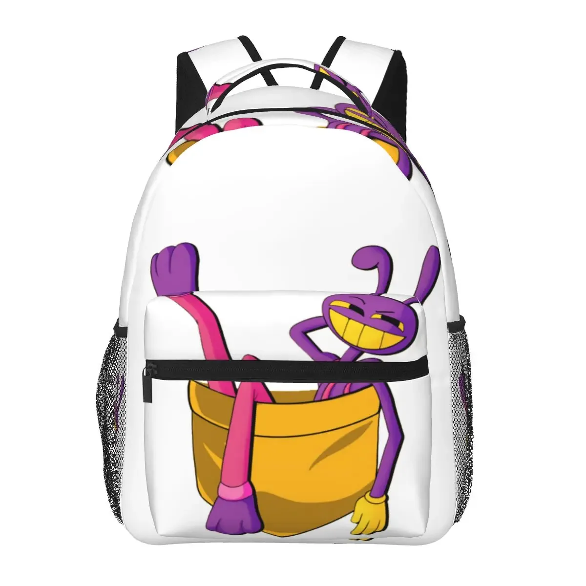jax the amazing digital circus fanart animation series sacs à dos pour garçons et filles, sacs d'école pour étudiants, sac à dos pour ordinateur portable, sac à bandoulière