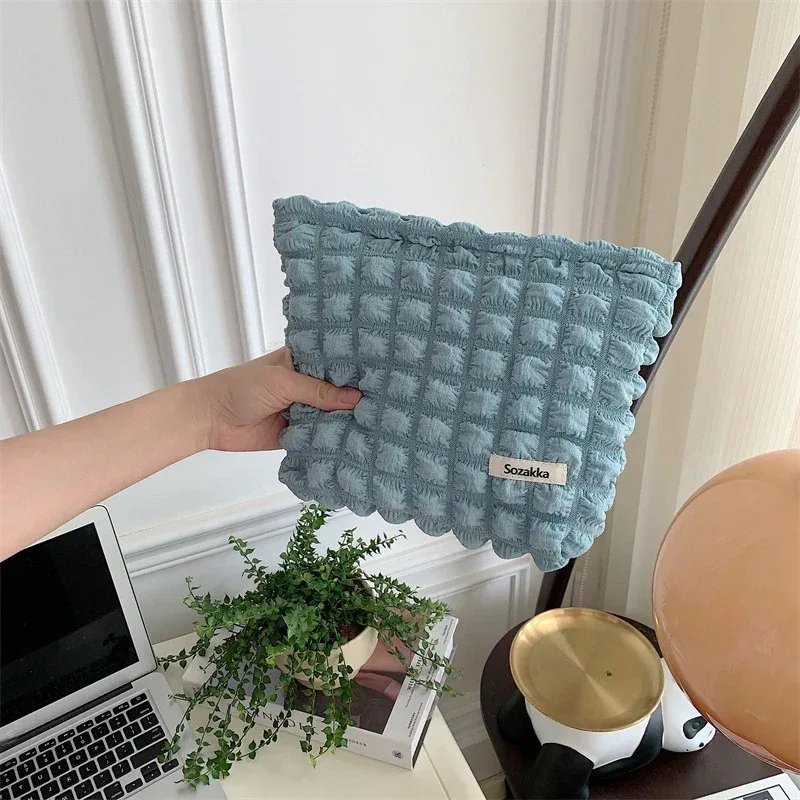 sac à cosmétiques couleur bonbon pour filles, mode coréenne, pochette de rangement de maquillage de grande capacité, sacs de maquillage à fermeture éclair, pochette rose, étui de beauté