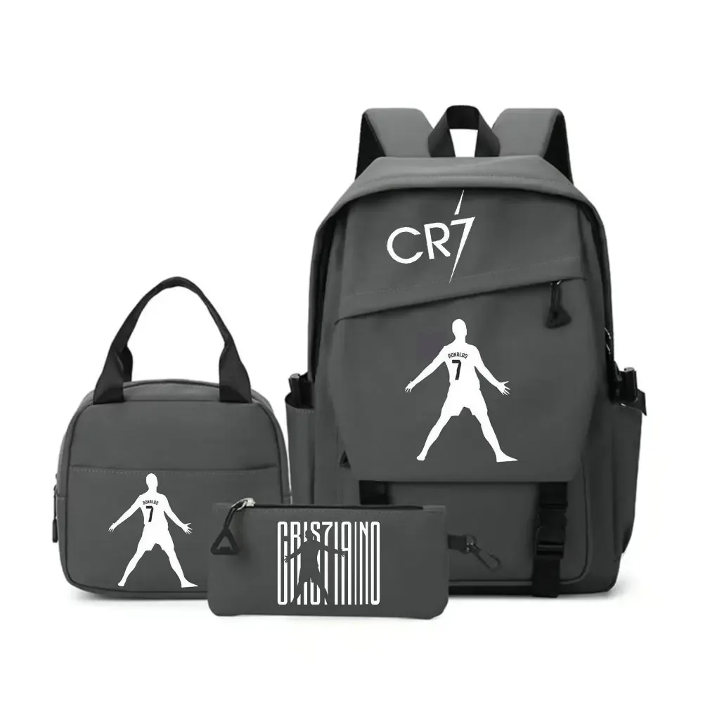 sac à dos cr7 pour étudiants, femmes et hommes, sac à dos tendance pour ordinateur portable, sac à dos quotidien pour adolescents, sac messager