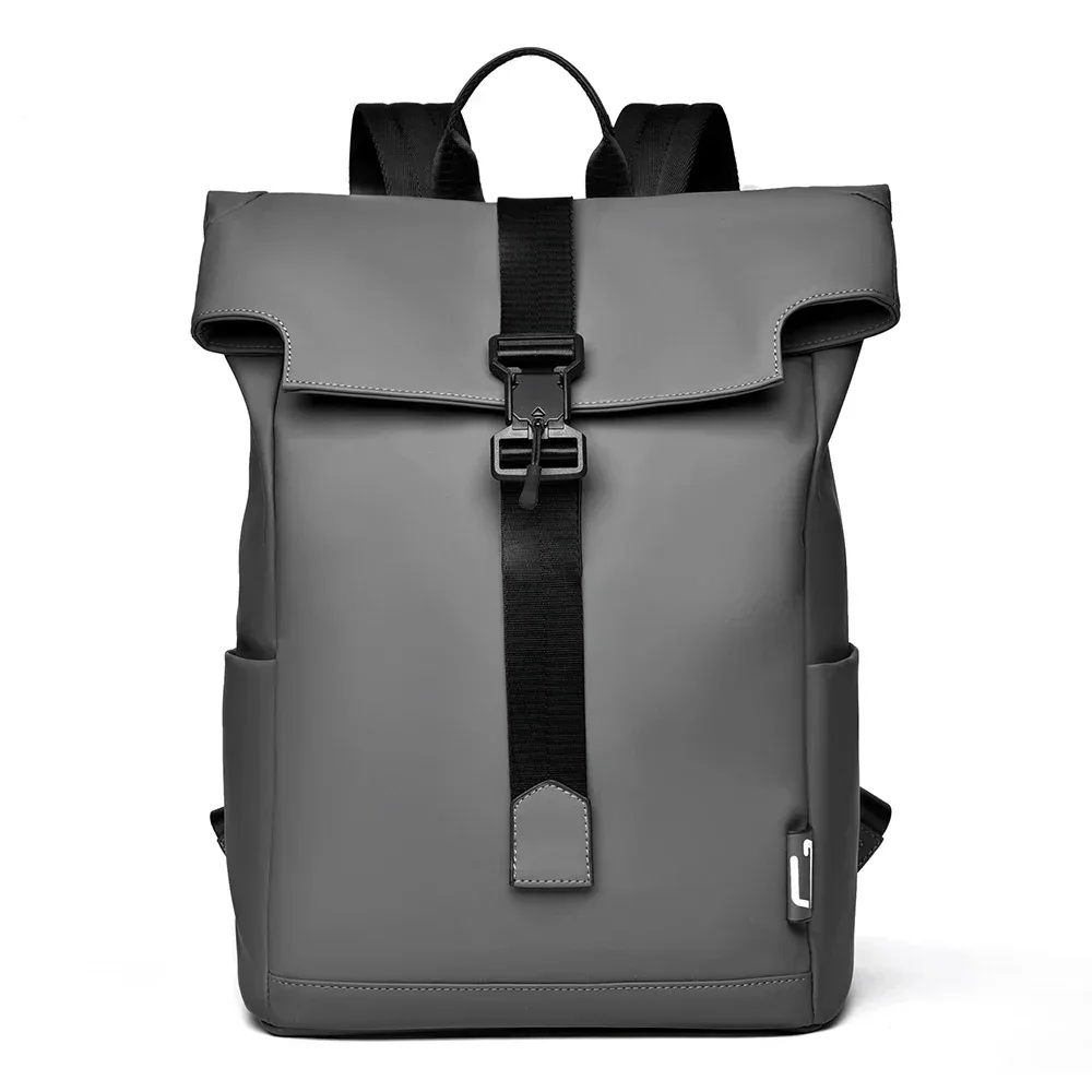nouveau sac à dos pour homme avec fermeture magnétique, sac à dos décontracté pour les voyages en plein air, sac à dos multifonctionnel de grande capacité pour ordinateur