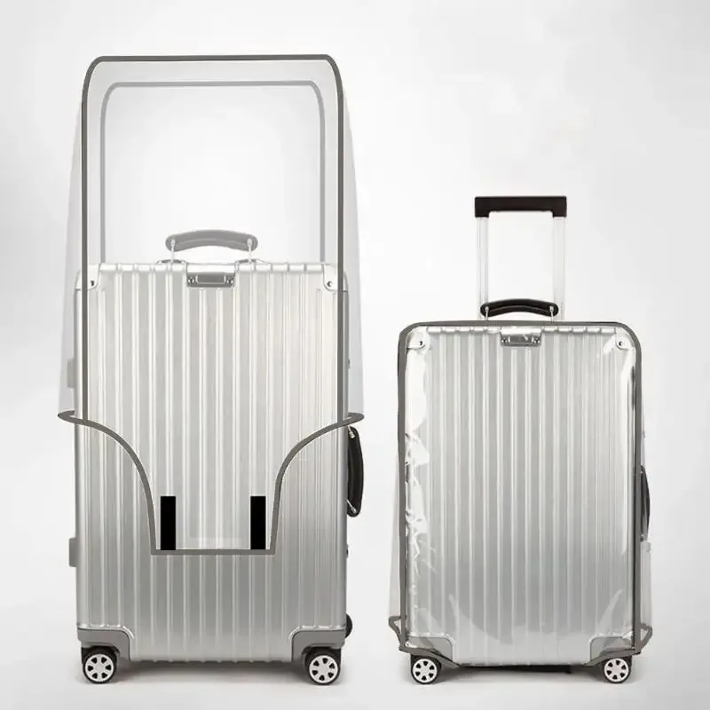 housse de protection transparente pour bagages de voyage, imperméable, anti-poussière, pour valise de 18 à 30 