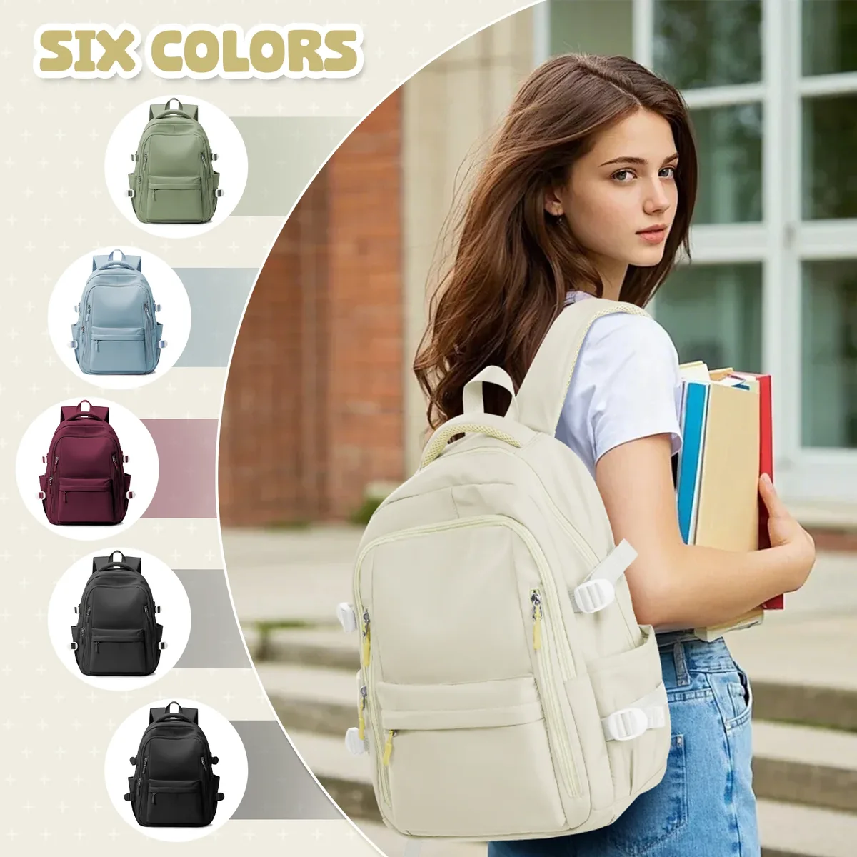 sac à dos scolaire pour fille garçon haute capacité étanche adolescents collège sac à dos sac à dos hommes femmes voyage sac à dos ordinateur portable kawaii sac
