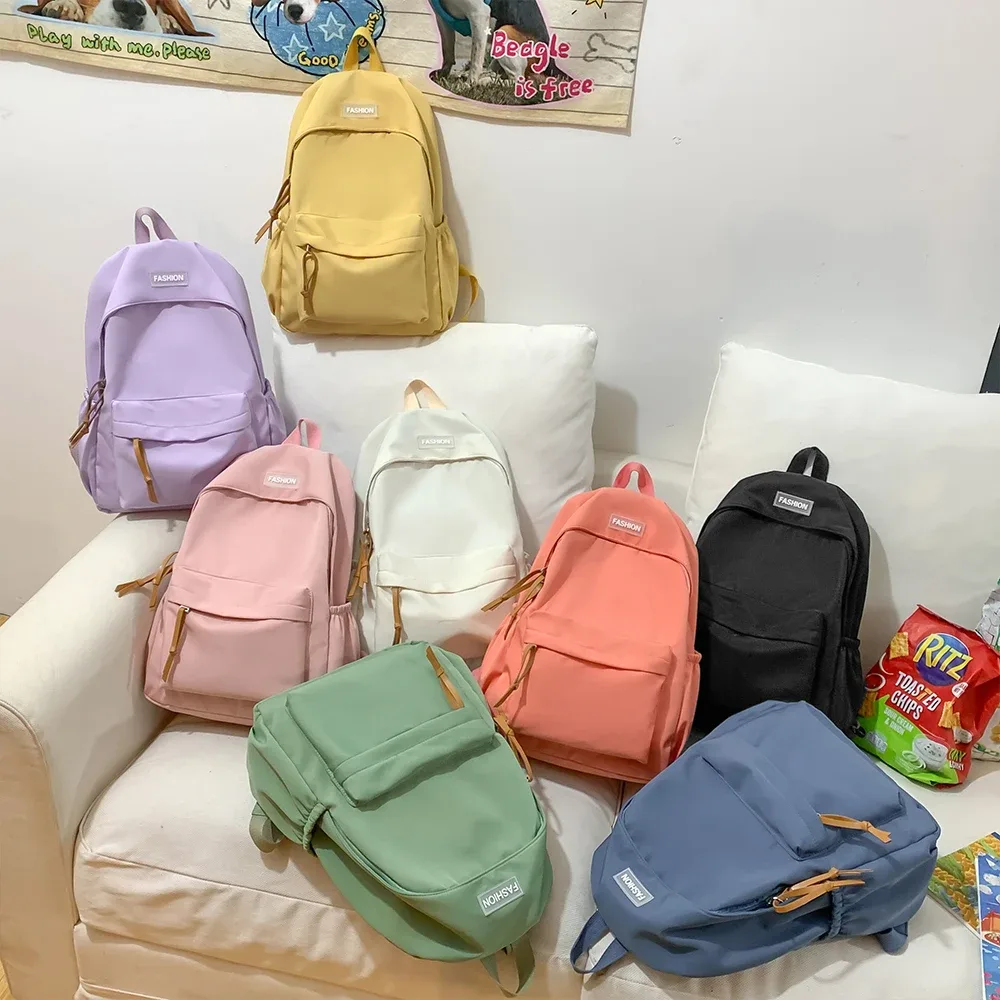 Sacs à dos simples pour étudiants, lycéens, lycéens, sacs à dos décontractés, sacs à dos