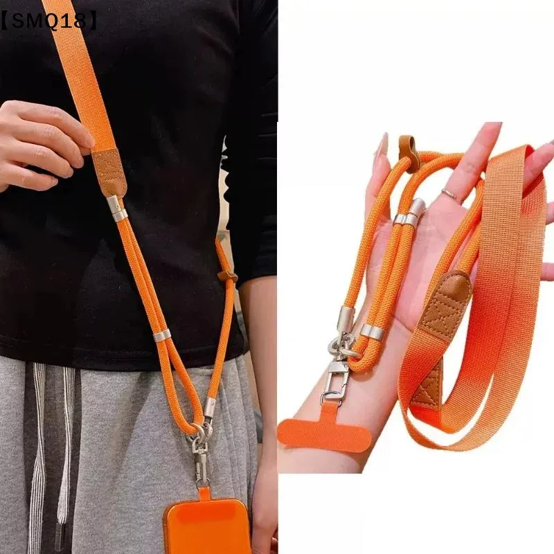 lanière de téléphone réglable à porter en bandoulière, clip détachable, sangle anti-perte pour téléphone portable, sangle de sac à bandoulière pour les voyages en plein air et l'usage quotidien【smq】