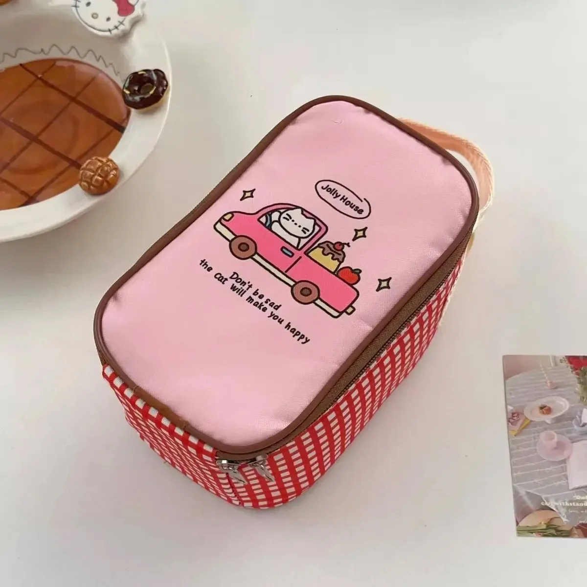 sac isotherme portable pour repas, en feuille d'aluminium épaisse, sac à main pour étudiants et travailleurs, sac de petit-déjeuner isolé, sac fourre-tout