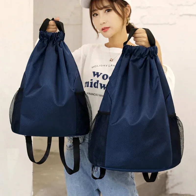 sac à dos de sport à cordon de serrage, sac à dos de grande capacité pour salle de sport, natation, plage, pour femmes et hommes pour contenir quotidiennement