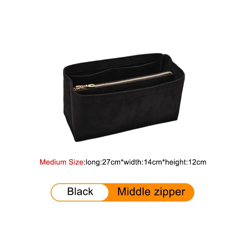 insert organisateur de sac pour h-birkin 25 30 35, sac à main en velours, sac à cosmétiques, support de rangement, sac de modification intérieure, accessoire