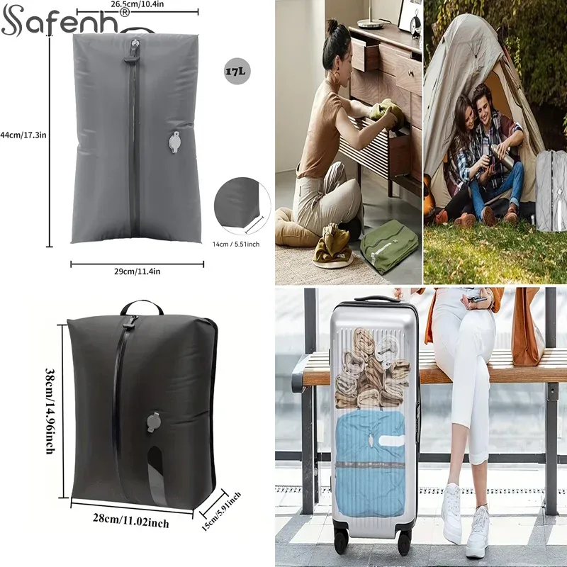 sacs sous vide professionnels pour bagages de voyage, sac de compression sous vide, sac sous vide réutilisable