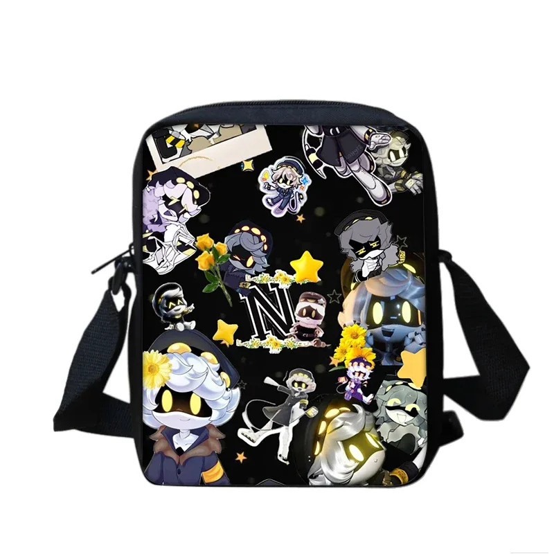 murder drones garçons et filles dessin animé imprimé sac à bandoulière enfants fourre-tout décontracté sac de téléphone hommes et femmes sac à provisions meilleur cadeau d'anniversaire