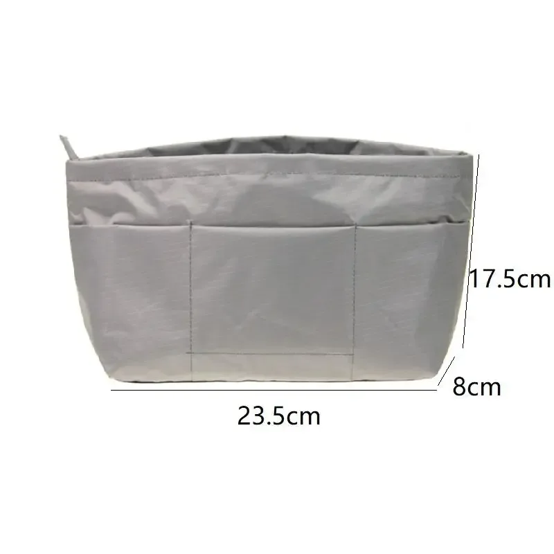 sac de rangement cosmétique vintage avec fermeture éclair, multi-poches, couleur unie, multifonctionnel pour femmes