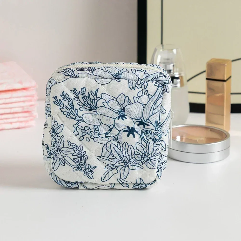 mini sac à cosmétiques avec nœud mignon pour femmes, sac de rangement pour serviettes hygiéniques, porte-tampon portable, mini sac de rangement pour maquillage et rouge à lèvres