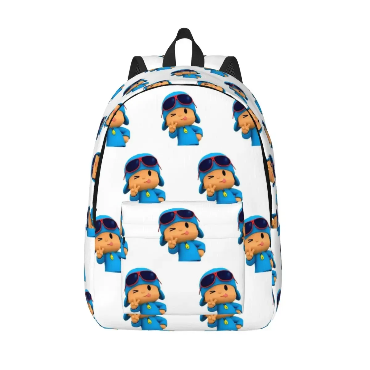 pocoyo étudiant sac à dos sac d'école randonnée voyage sac à dos pour hommes femmes mode bookbag sacs à bandoulière