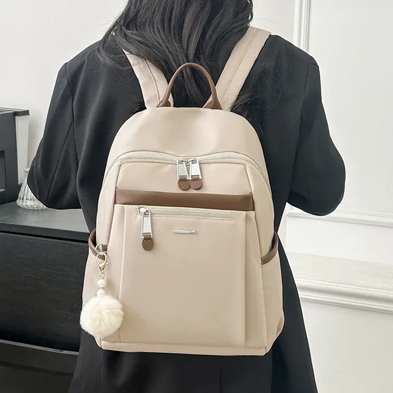nouveau sac à dos pour femme sac à bandoulière convertible sacs à dos esthétiques pour dames avec compartiments pour ordinateur portable poche secrète 15.6 pouces grand
