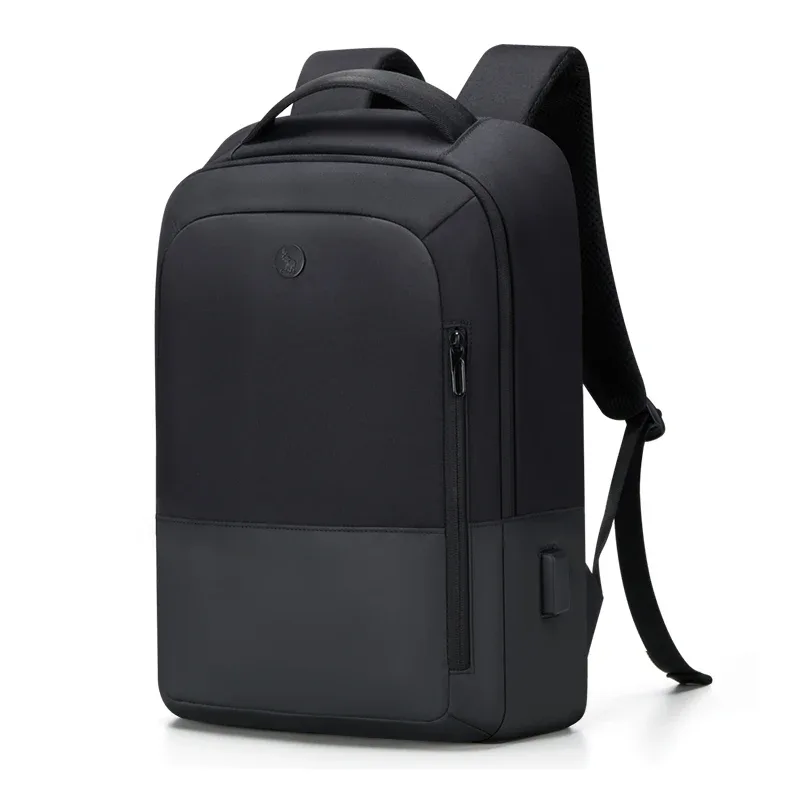 oiwas sacs à dos pour ordinateur portable imperméable en nylon 18l sac à bandoulière décontracté voyage sac à dos d'affaires pour hommes comprenant un port de chargement usb