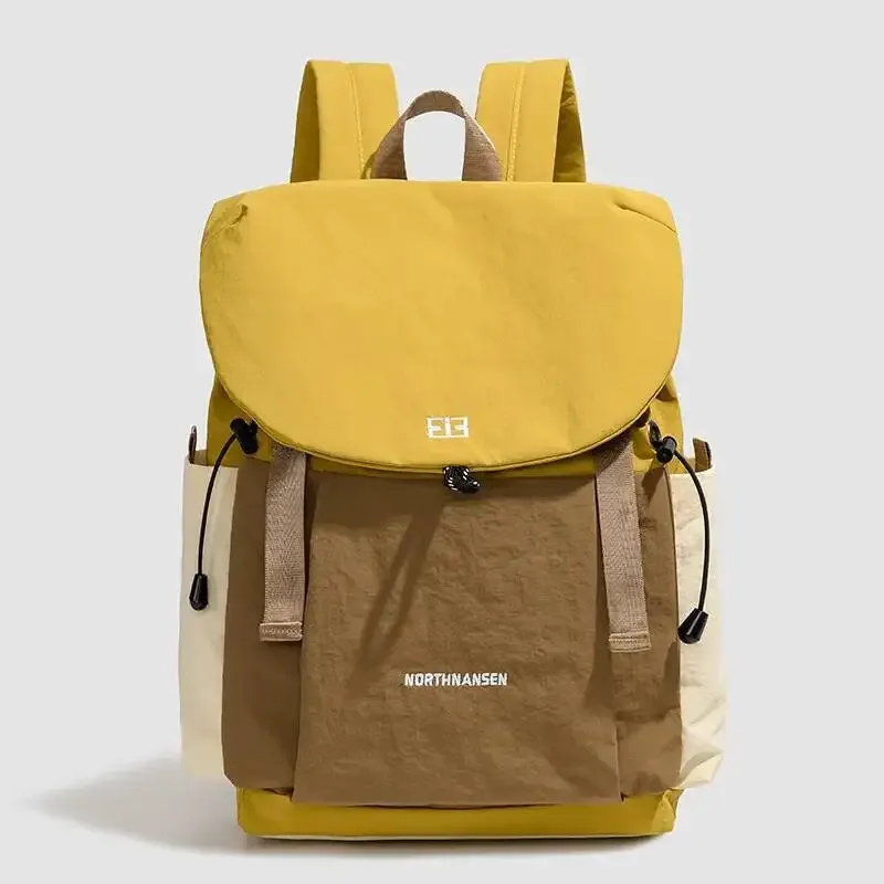 sac à dos de voyage à la mode, grande capacité, décontracté, léger, double sac à bandoulière pour hommes et femmes, banlieue