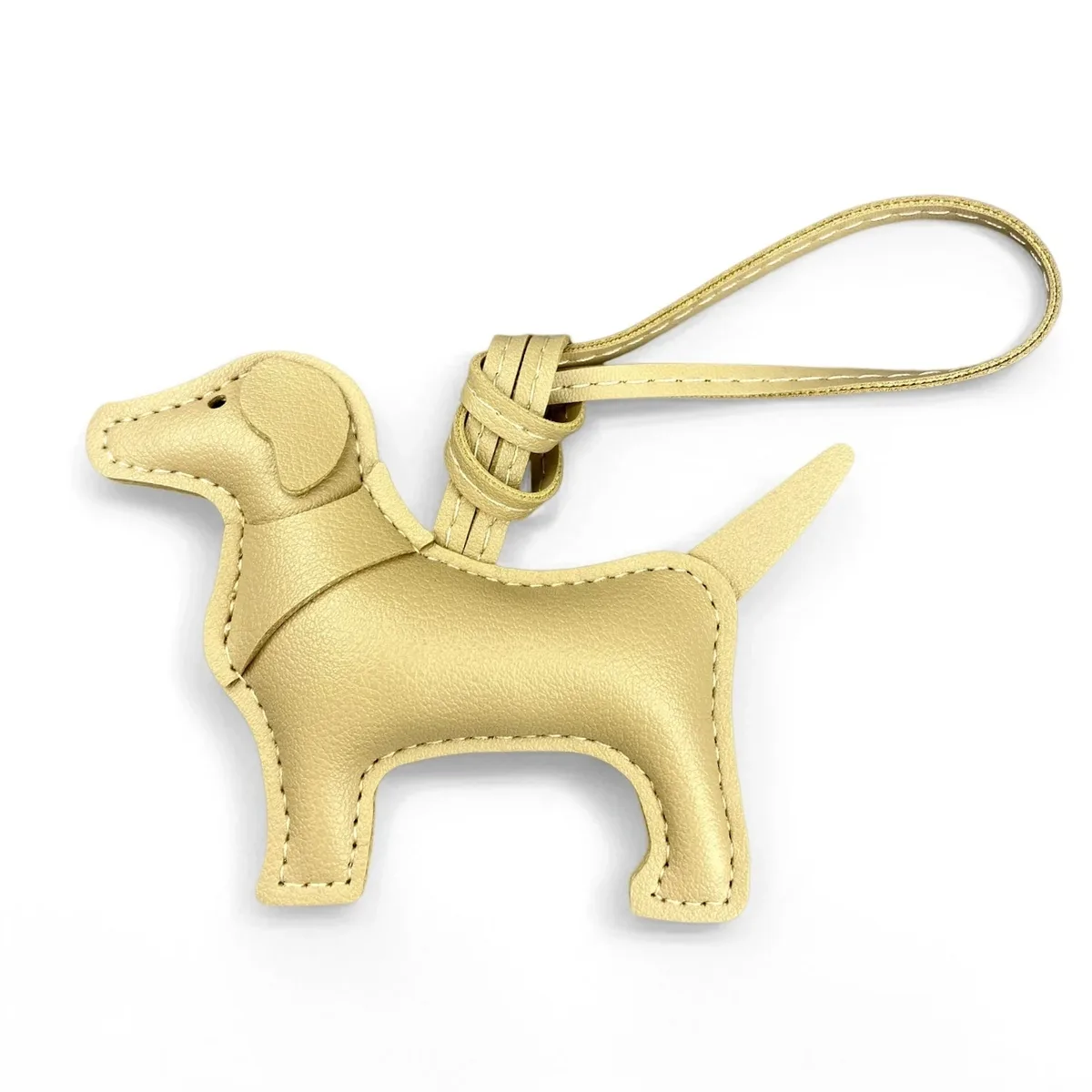 breloque tendance en cuir pu pour sac à dos, motif chien en profil latéral, design unique écharpe-mane, pendentif élégant pour sac à dos, cadeau pour les amoureux des chiens et des animaux de compagnie