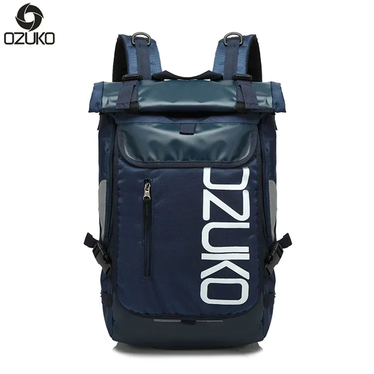grand sac à dos hommes 15.6 pouces ordinateur portable hydrofuge cartable pour adolescent décontracté étudiant sacs à dos mâle voyage mochila mode