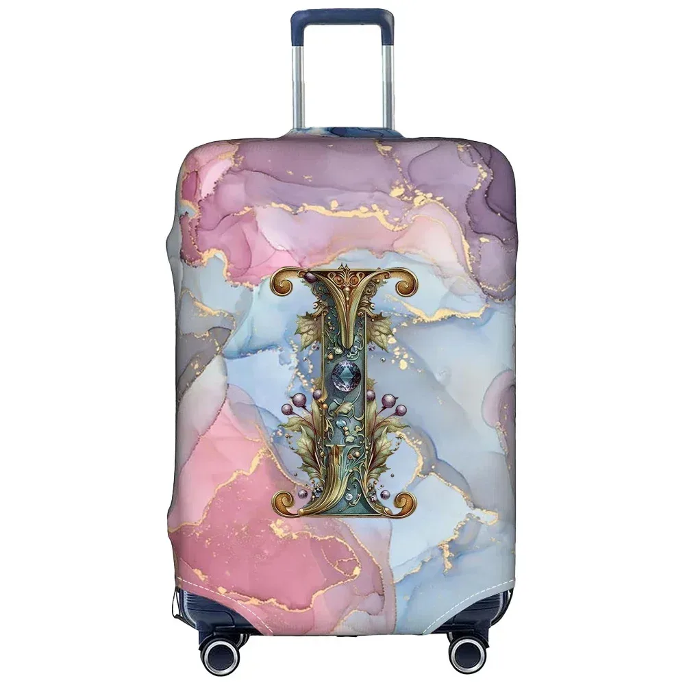 housse de protection élastique épaisse pour valise de voyage, pour valises de 18 à 28 pouces, série graphic lette