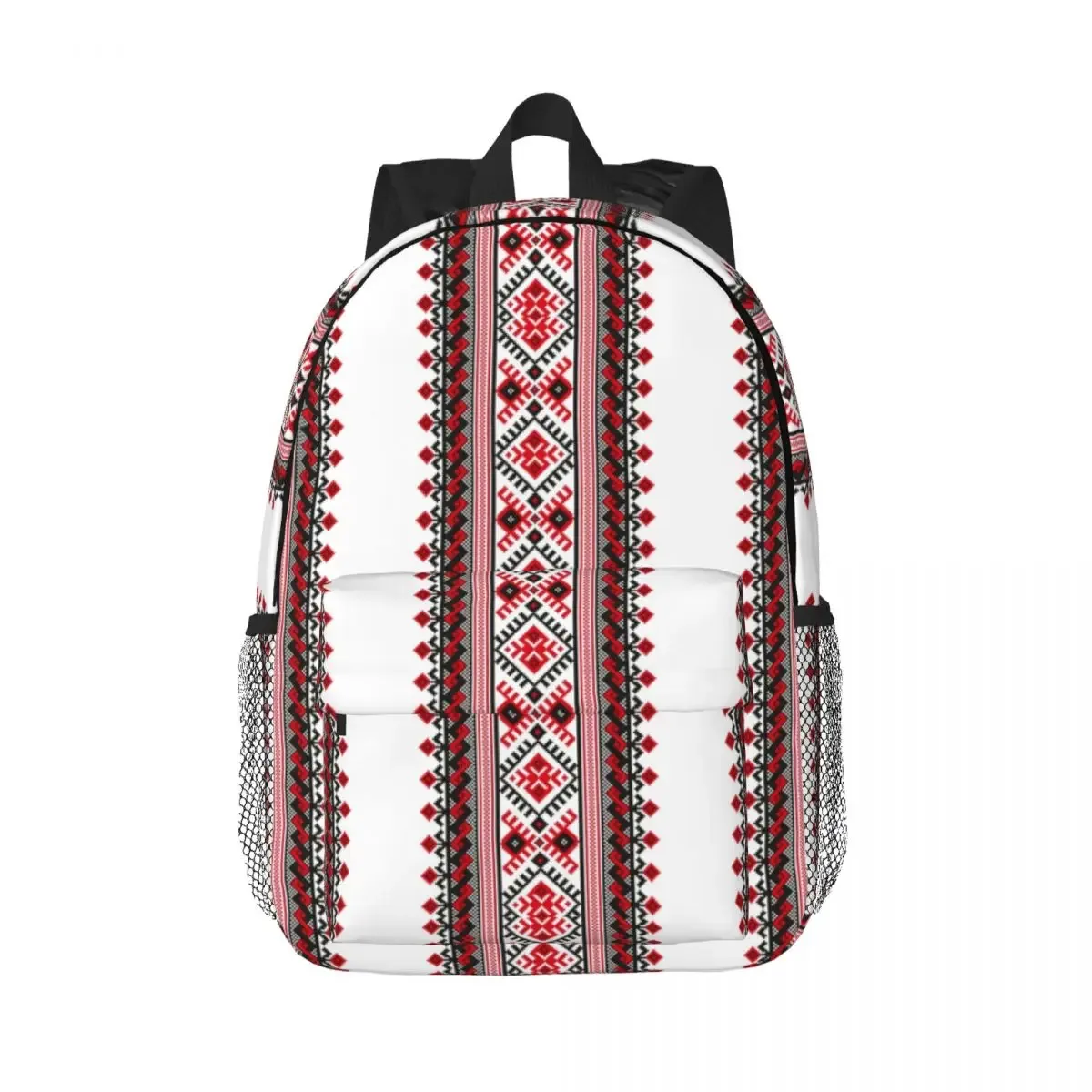 sac à dos brodé d'ornement pour hommes et femmes, degré d'eau, école universitaire, sac boho, sacs à livres d'impression, ukraine 21e