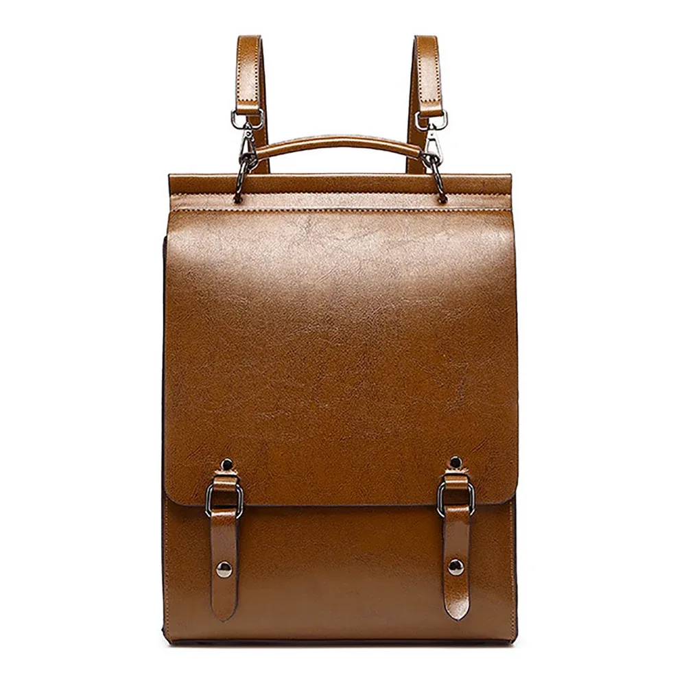 sac à dos en cuir véritable pour femmes, sac à bandoulière pour livre, sacs d'école en véritable peau de vache, sac à dos pour ordinateur portable, sacoches à bandoulière