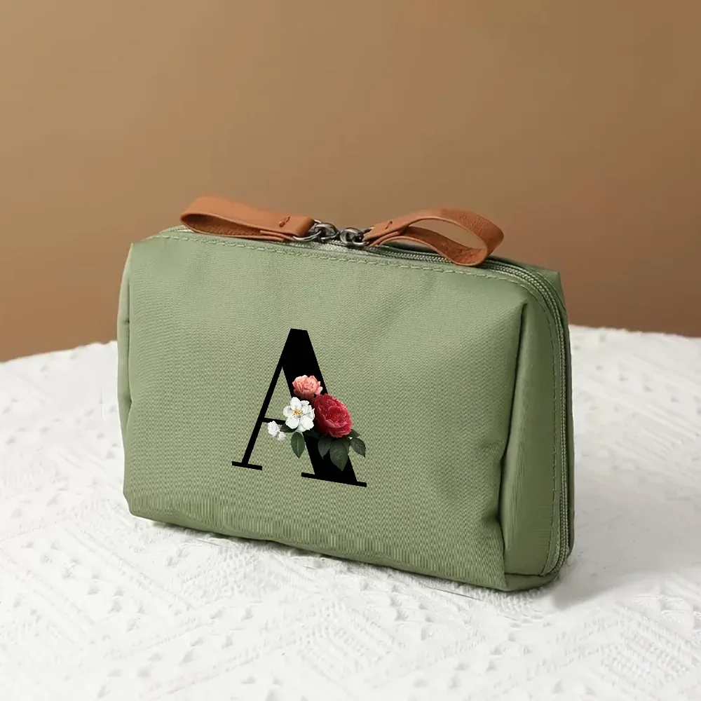 sac de rangement multifonctionnel 1 pièce, trousse de maquillage à la mode pour femmes, trousse de toilette de voyage portable adaptée aux voyages d'affaires et aux voyages