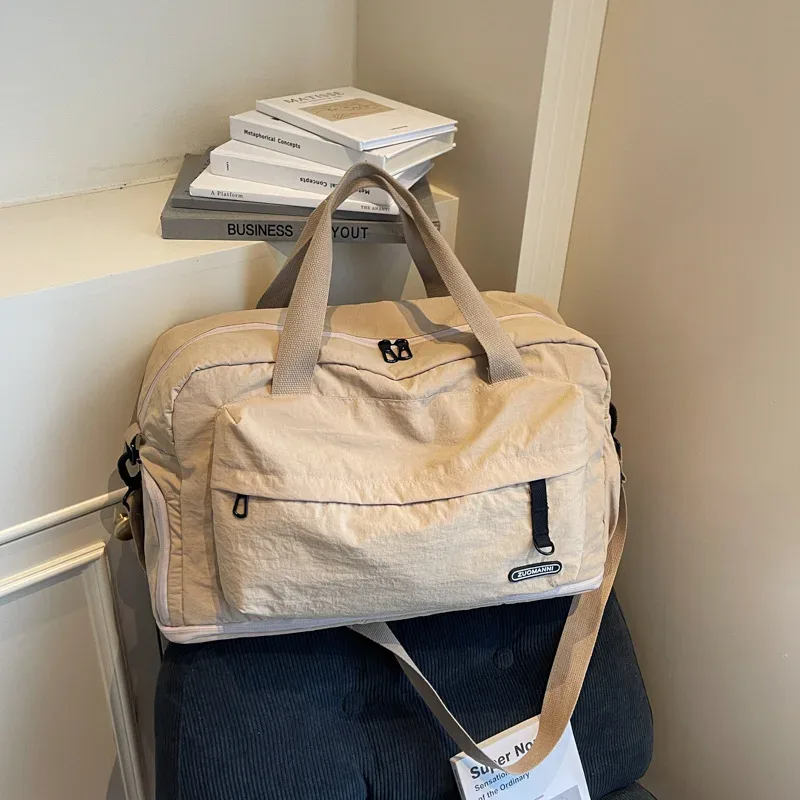 sac de sport de voyage imperméable grande capacité pour homme, avec séparation humide/sec, sac de fitness portable pour les courts séjours et les voyages d'affaires