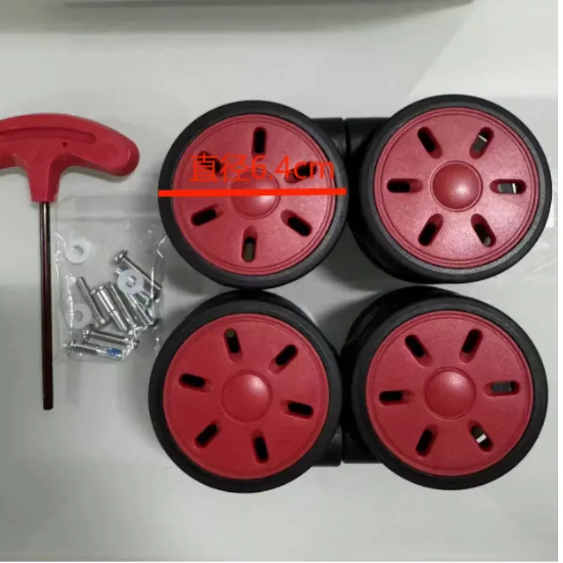 roue à bagages pour réparation de valise rimowa, roues porteuses de remplacement, boîtier de chariot spécial, roulettes silencieuses, accessoires de bagages